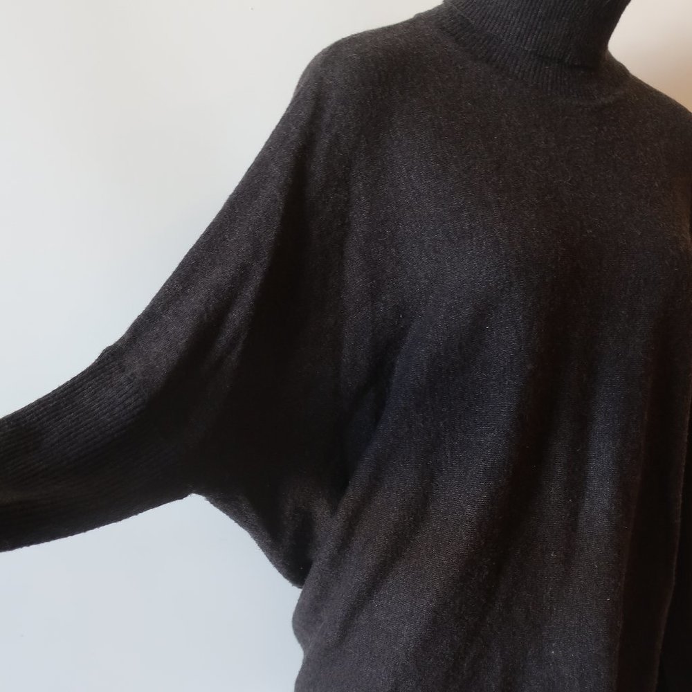 Alm Gray Turtleneck Sweater Sz M* View 5
